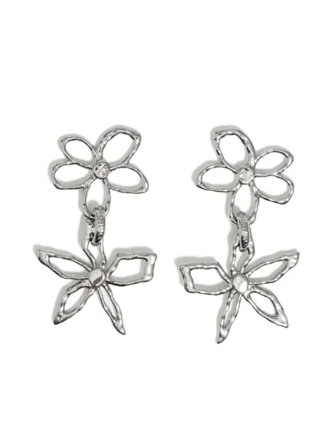 Bimba y Lola Strukturierte Ohrringe mit Blume