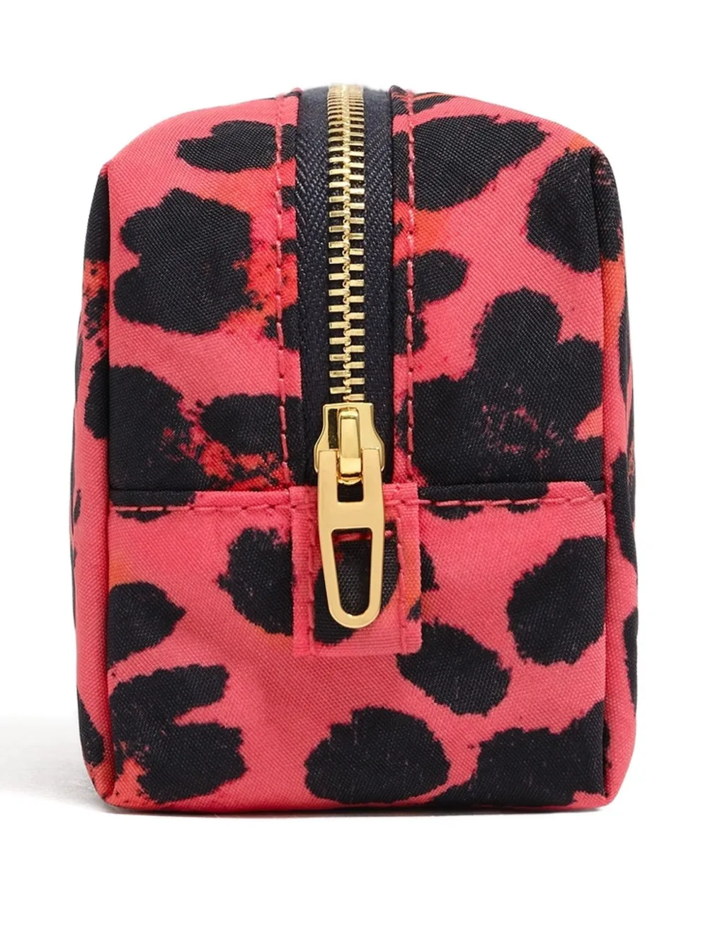 Bimba Y Lola Leopard-print Make-up Bag In Pink