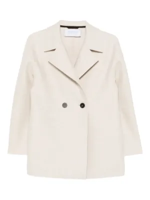 コート Harris Wharf London COAT (A1331MLX 571) Overcoat in light pressed wool - Harris Wharf London .com