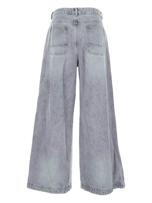 Pleated five-pocket Jeans Blue FARFETCH NO