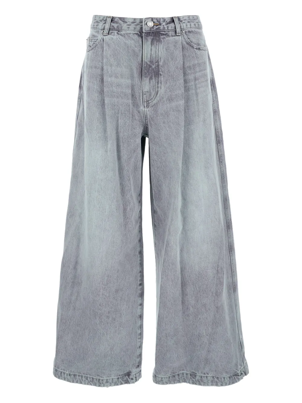 Juun.J Geplooide jeans met vijf zakken Blauw