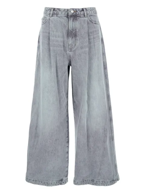 Juun.J pleated five-pocket jeans