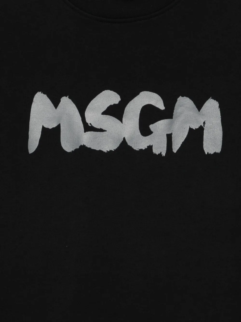 MSGM Kids Sweater met logoprint Zwart