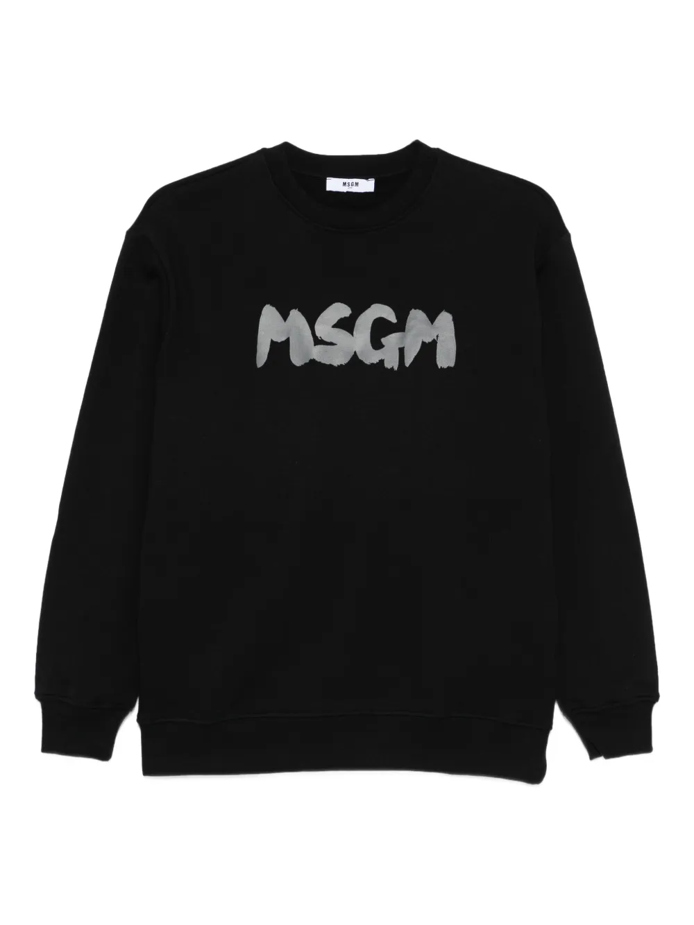 MSGM Kids logo-print sweatshirt Zwart
