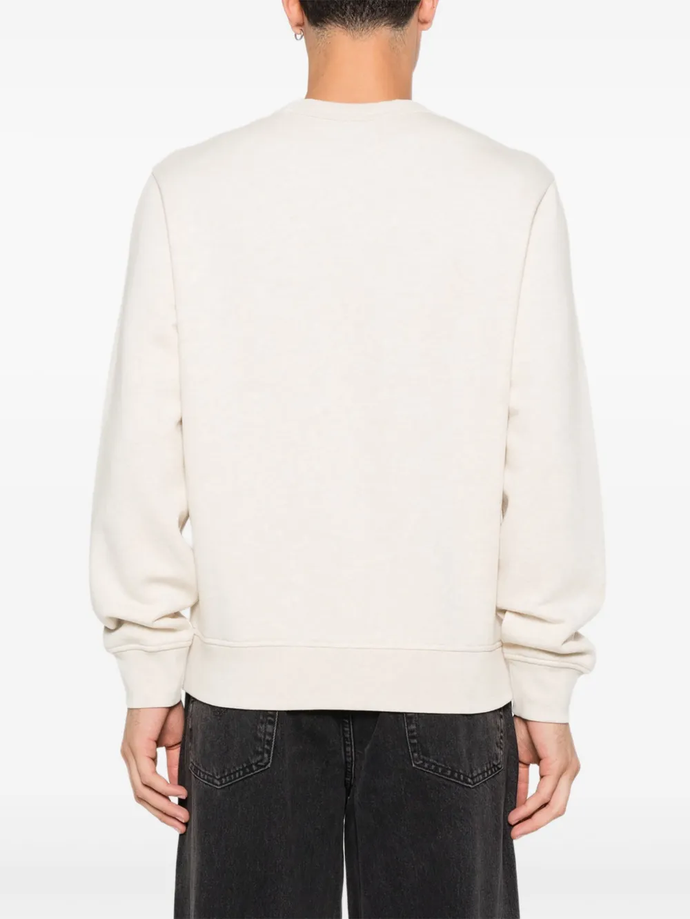 A.P.C. Sweater met logoprint Beige