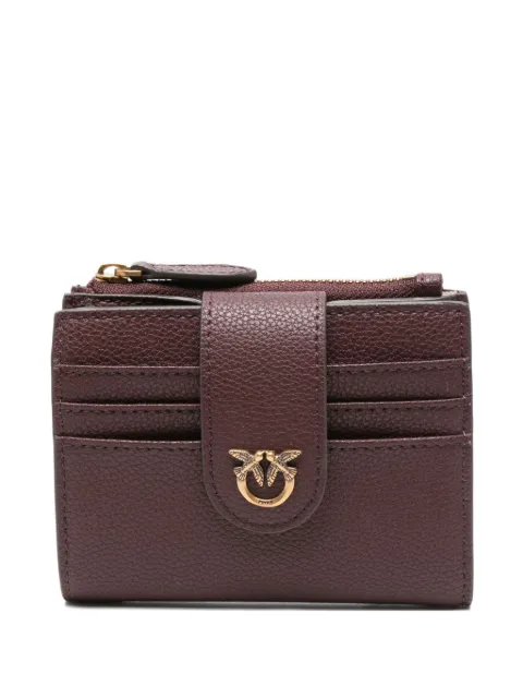 PINKO leather zip-around wallet