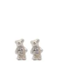 YVMIN teddy bear brass earrings - Silver