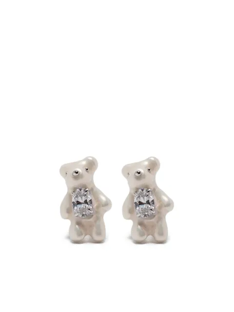 YVMIN teddy bear brass earrings