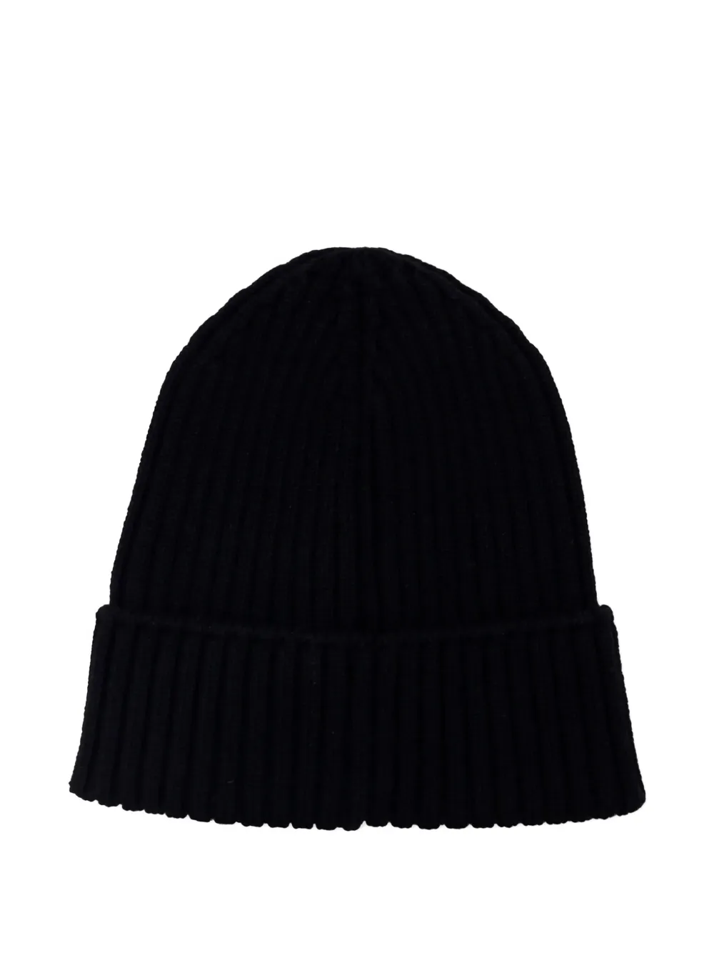 Moncler Enfant ribbed logo hat Zwart