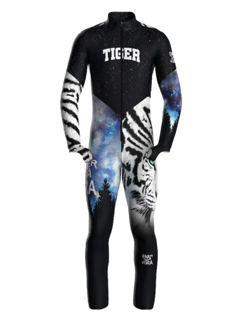ENERGIA PURA KIDS tiger-motif racing jumpsuit