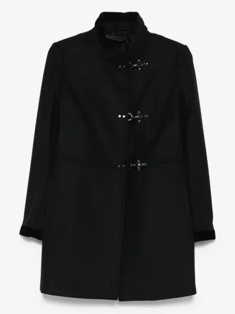 Fay toggle-fastening single-breasted coat
