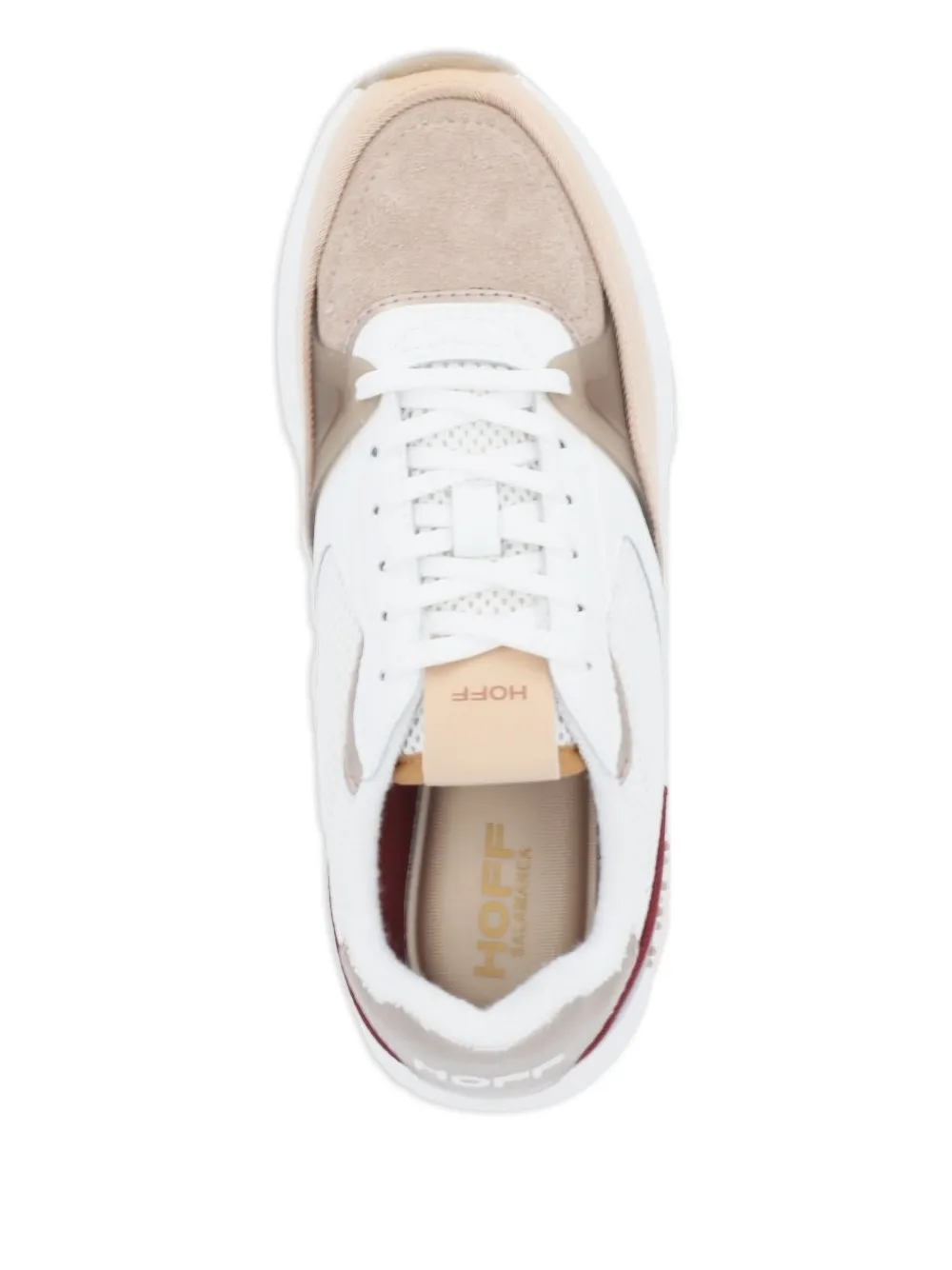 Hoff Salamanca sneakers met mesh vlak - Wit