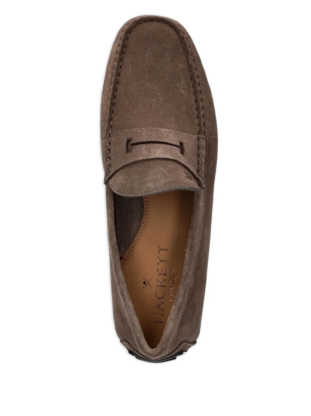 Hackett Suède loafers - Bruin