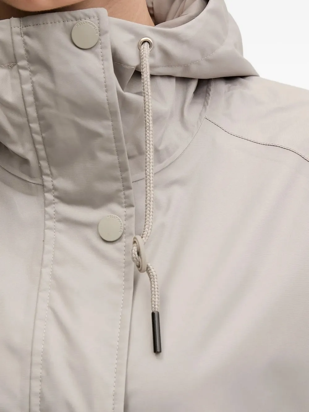 Helly Hansen Jack met capuchon en ceintuur Grijs