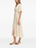 Hoss Intropia button-front flared dress - Neutrals