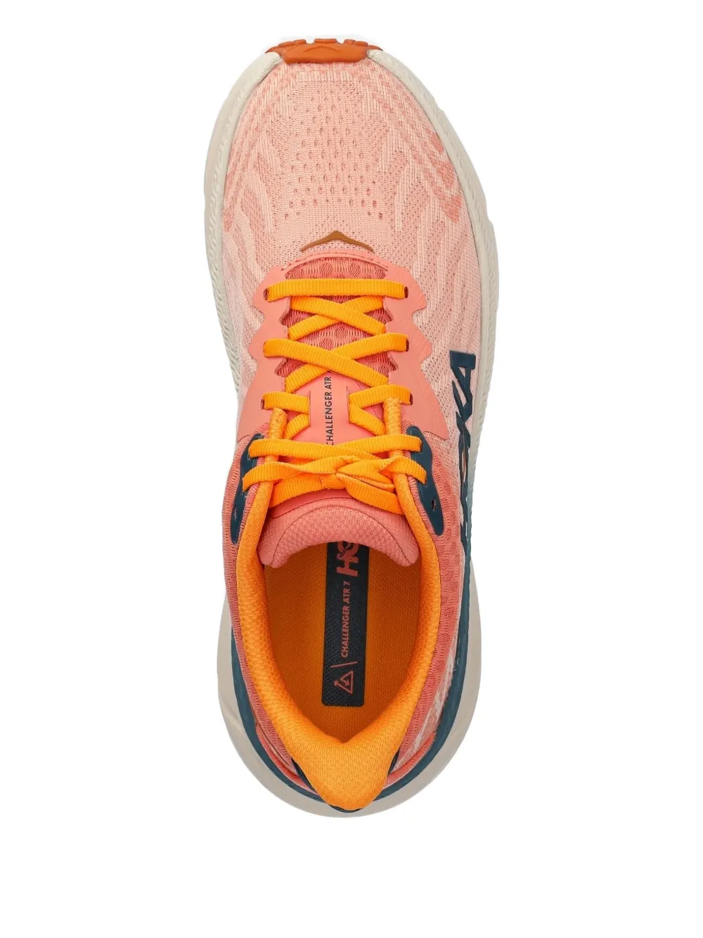 HOKA Challenger 7 lace-up running sneakers - Oranje