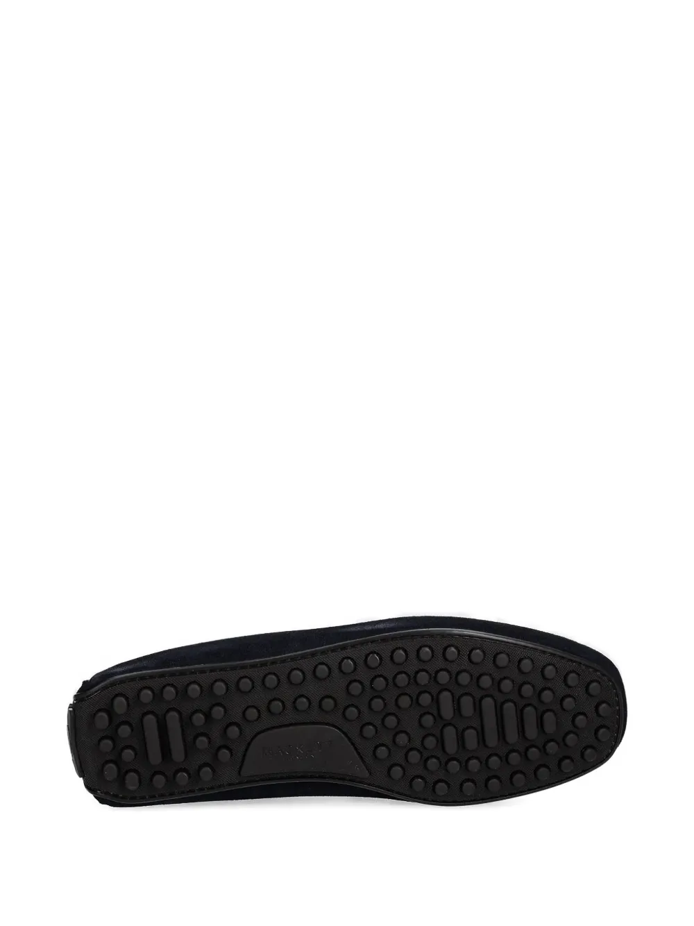 Hackett penny-suede loafers Black