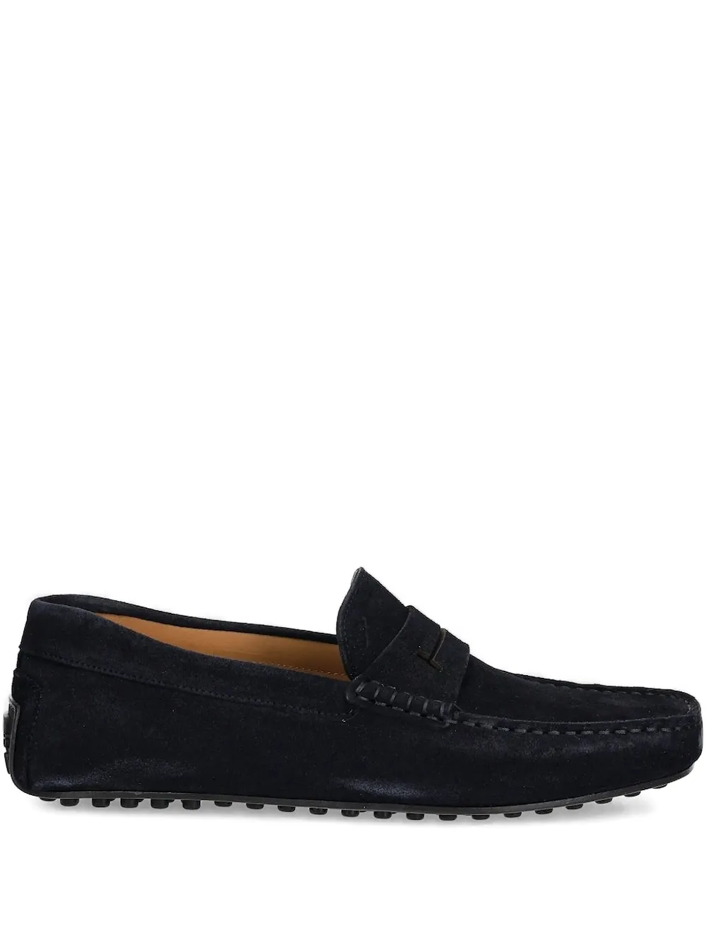 Hackett penny-suede loafers Black