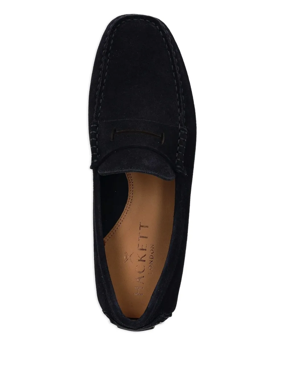 Hackett Penny suède loafers - Zwart