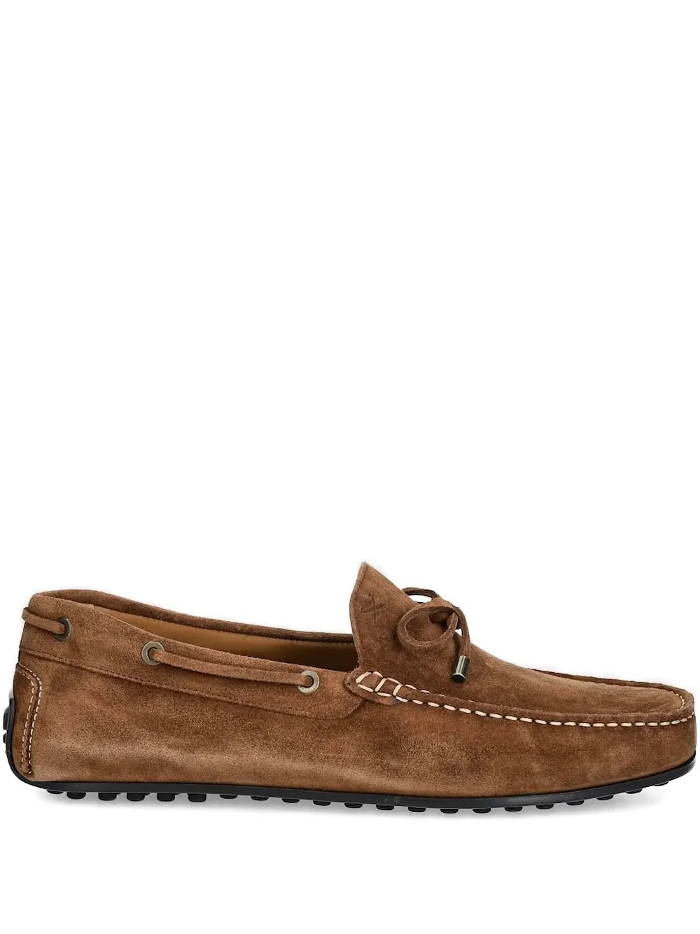Hackett suede tassel boat shoes Brown