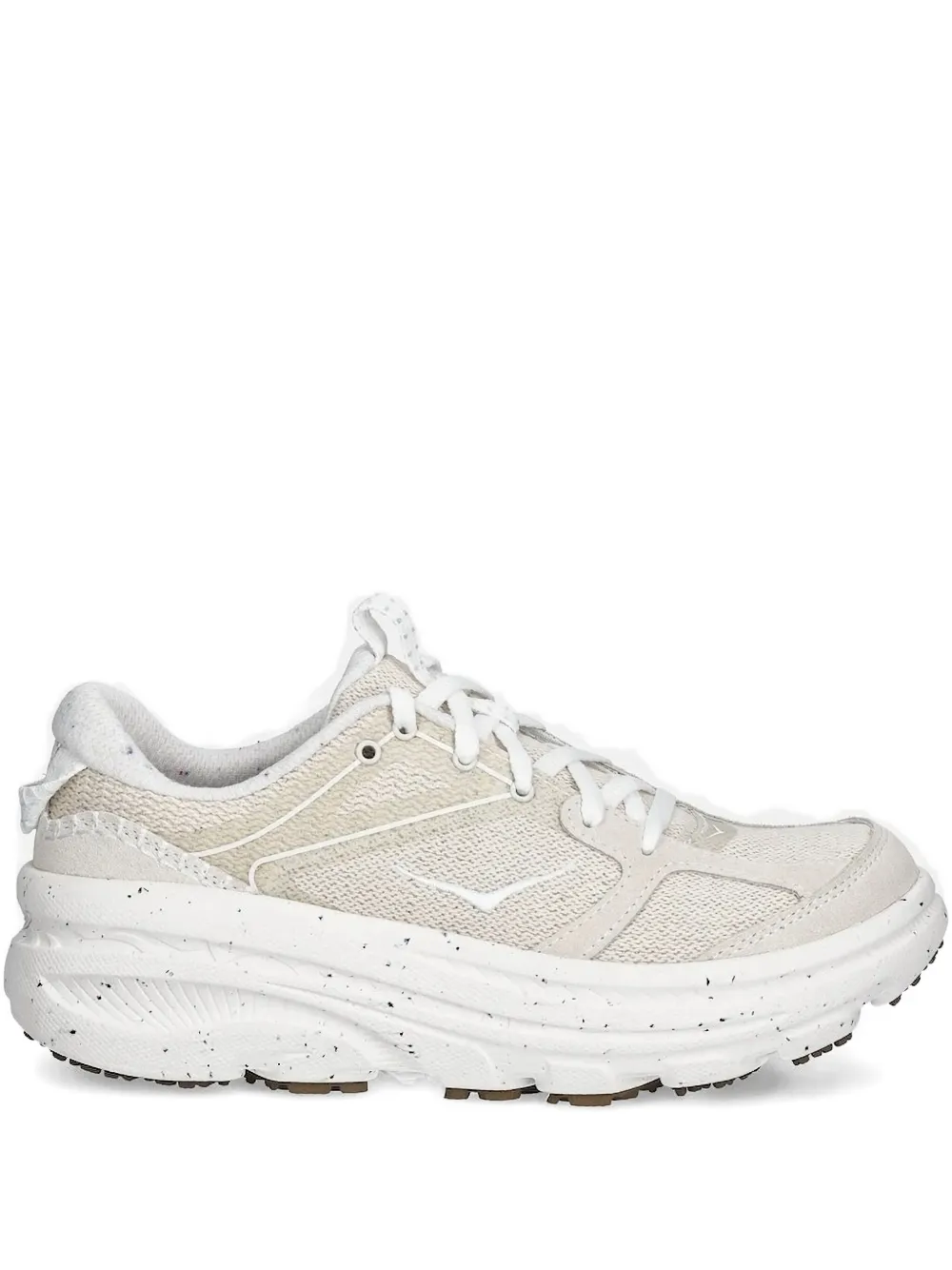 Hoka Vibrant Bloom Bondi B3ls Lace-up Sneakers In Neutral