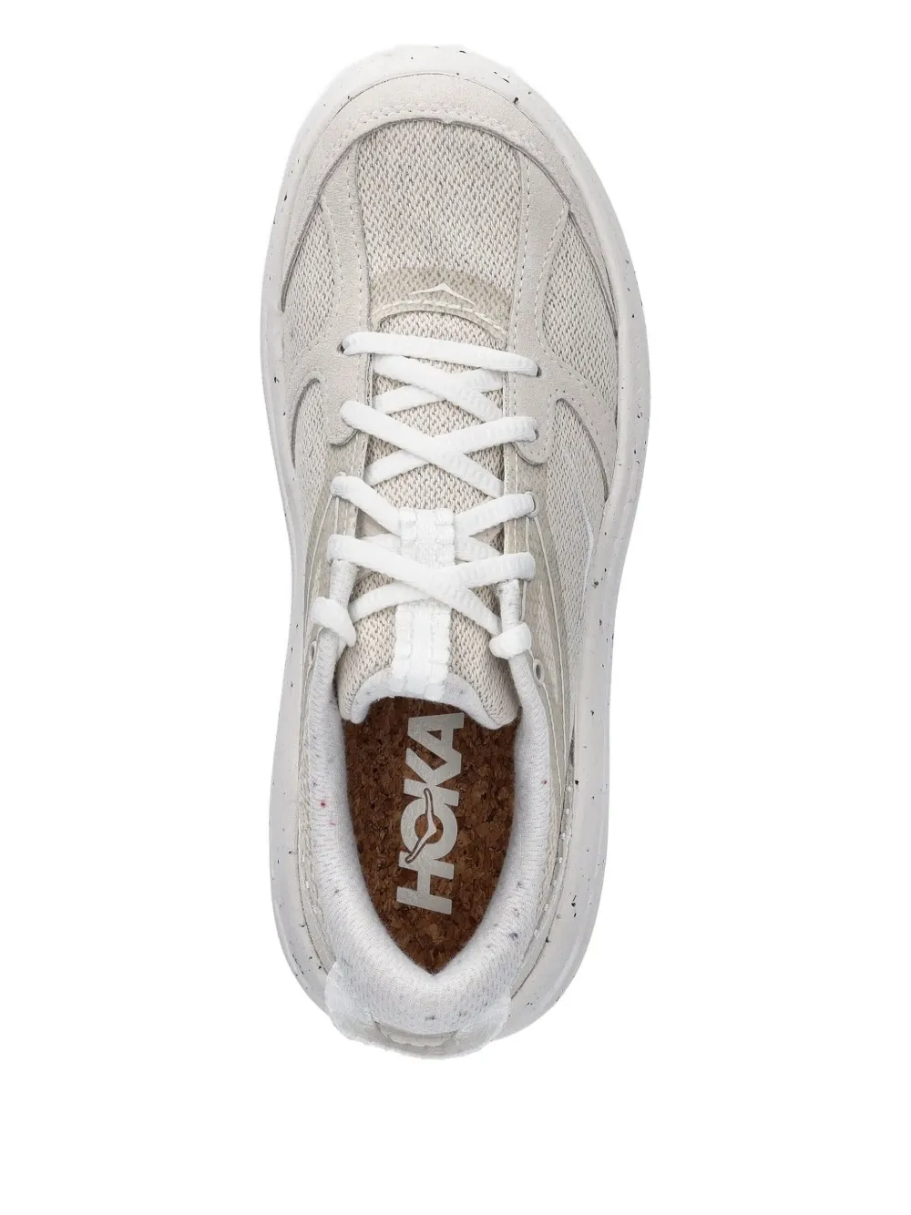 HOKA Vibrant Bloom Bondi B3LS lace-up sneakers White