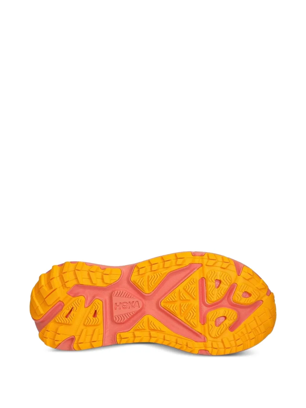 HOKA maximalist-cushioned sneakers Orange