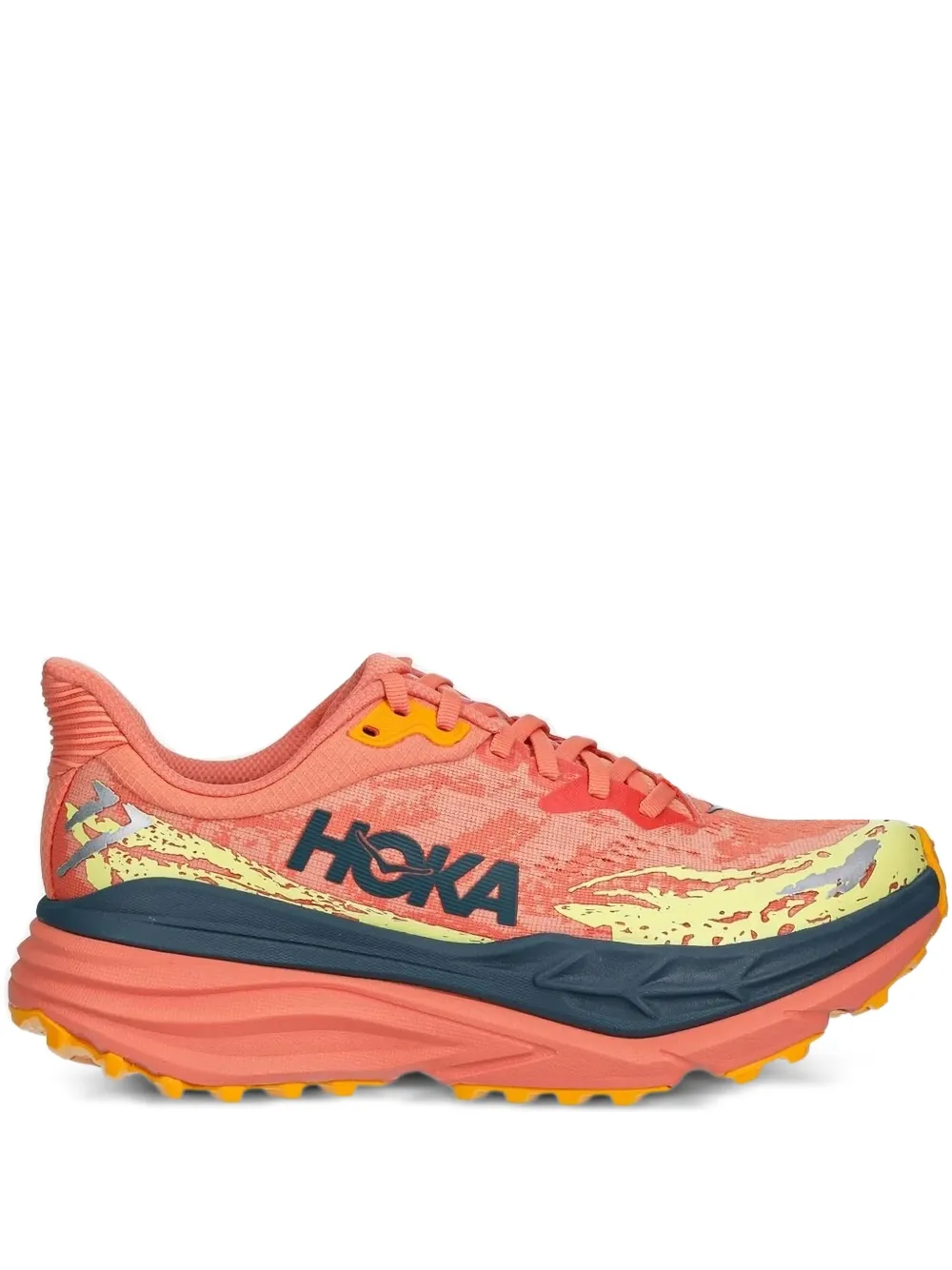 HOKA maximalist-cushioned sneakers | Orange | Image 1