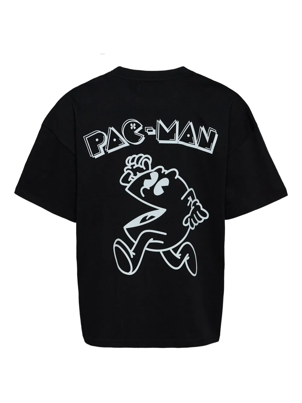 W/STUDIO Pac-Man T-shirt met grafische print - Zwart