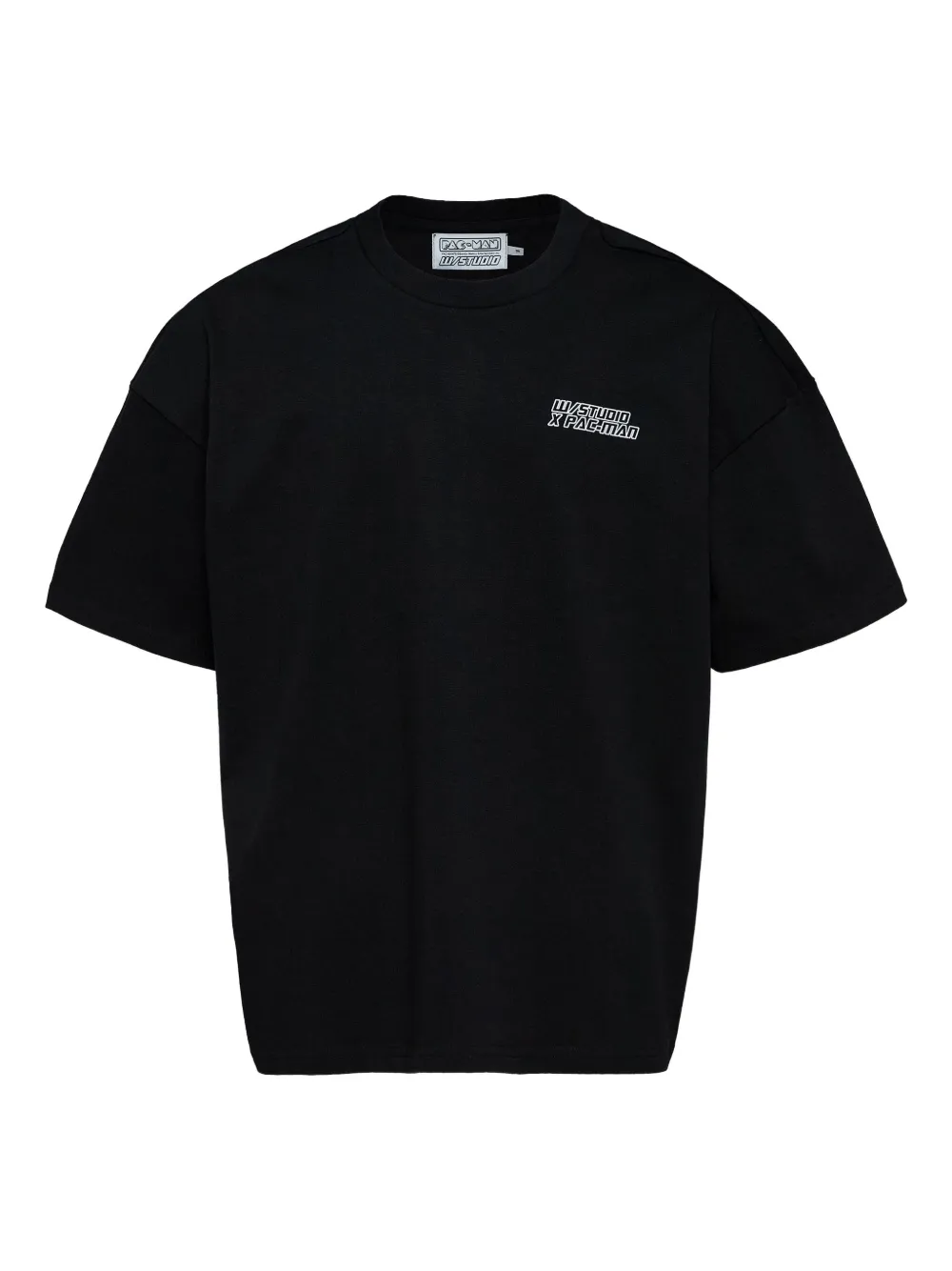 W/STUDIO Pac-Man graphic T-shirt | Black | Image 1