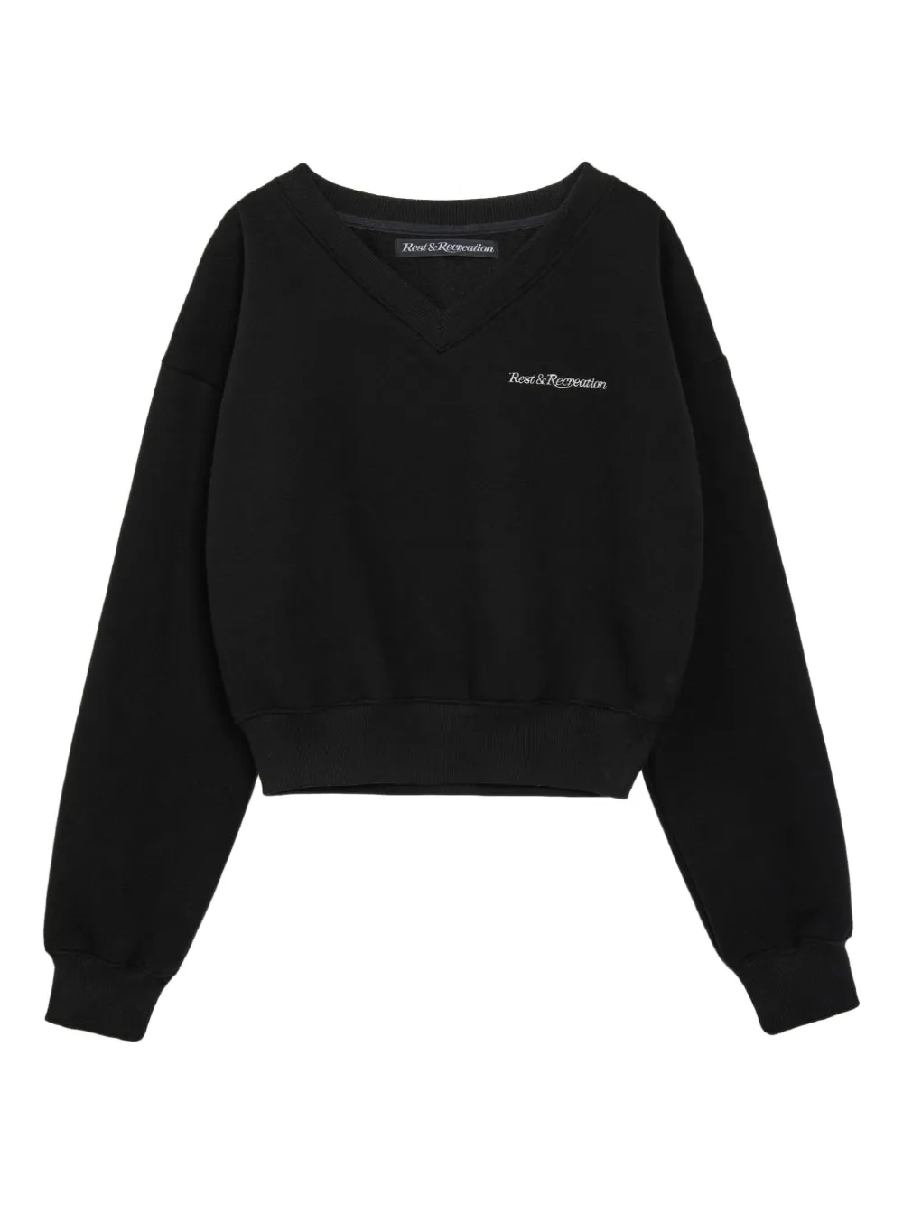 Rest&Recreation logo-embroidered sweatshirt | Black | Image 1