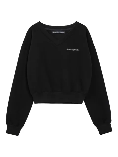Rest&Recreation logo-embroidered sweatshirt