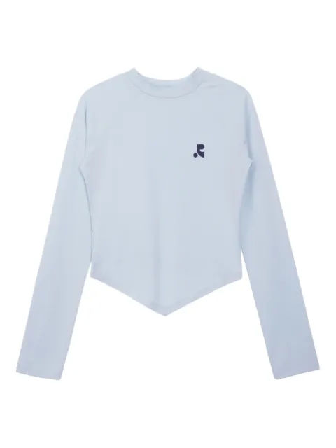 Rest&Recreation point-hem long-sleeve top