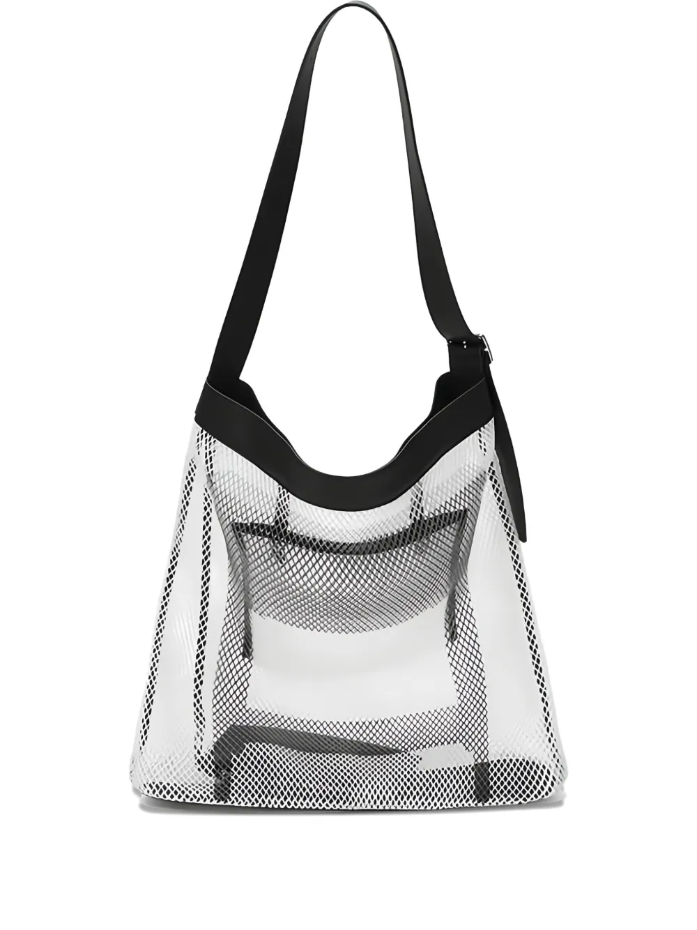 Pabepabe mesh-panel tote bag | White | Image 1