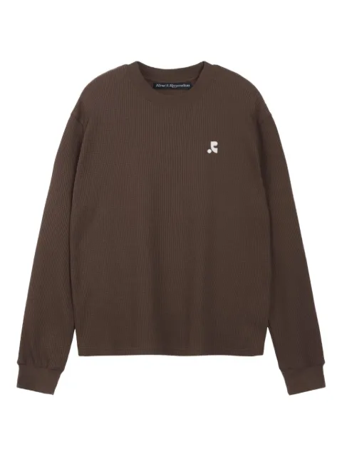 Rest&Recreation waffle crew-neck sweatshirt