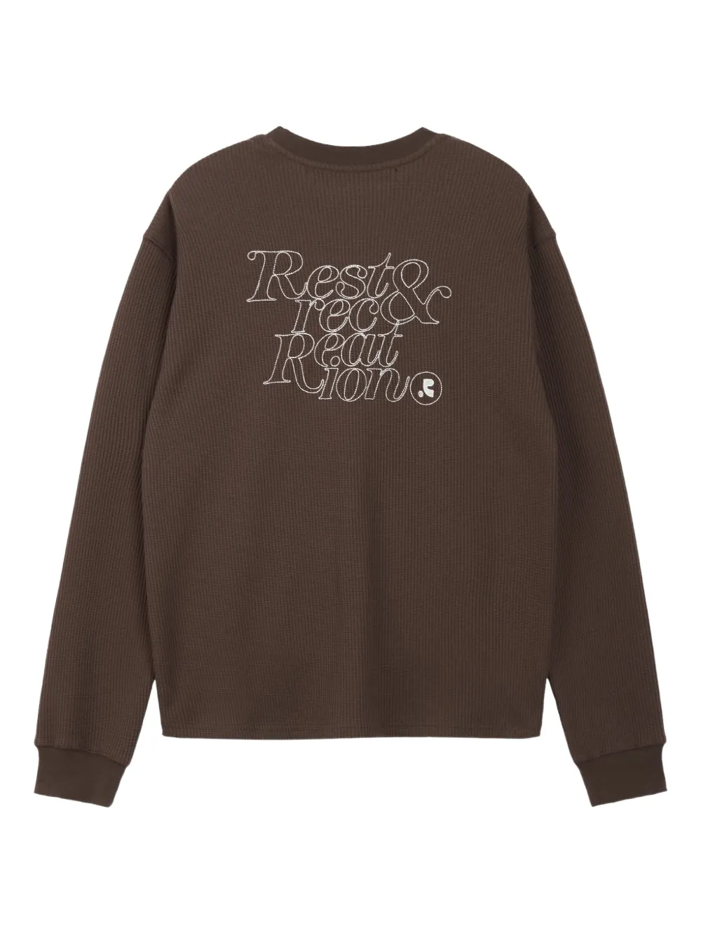 Rest&Recreation waffle crew-neck sweatshirt | Sweaters | Image 2