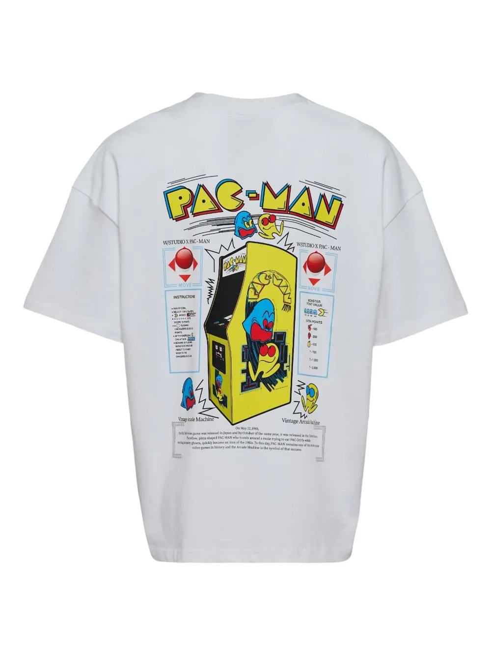 W/STUDIO Game Machine T-shirt - Wit