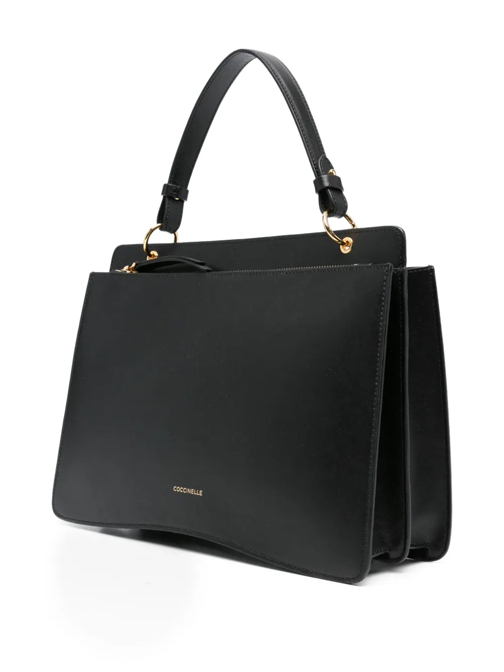 Coccinelle Leren shopper Zwart