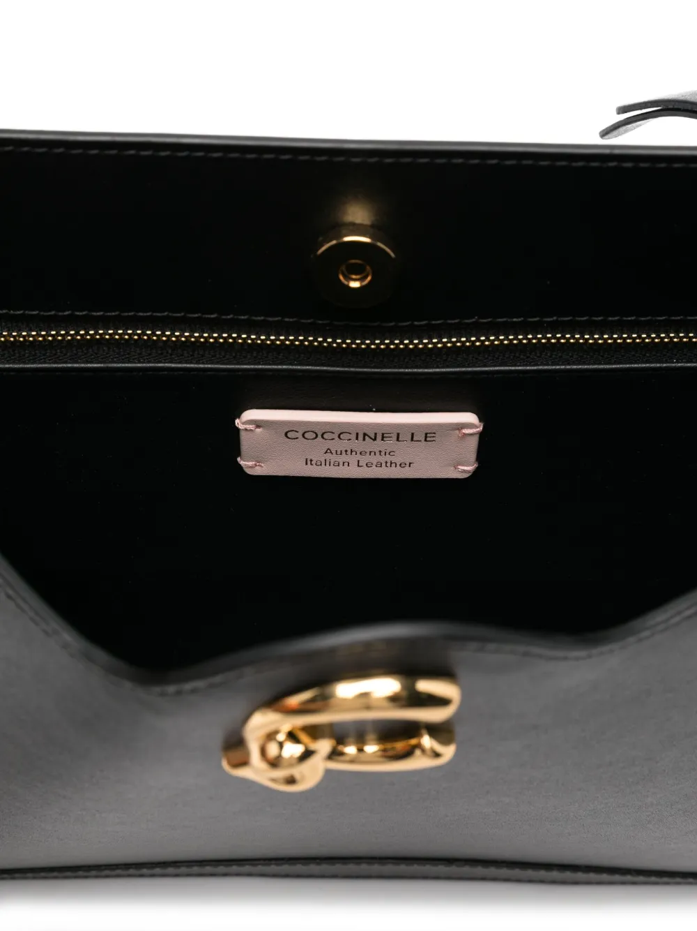Coccinelle Leren shopper Zwart