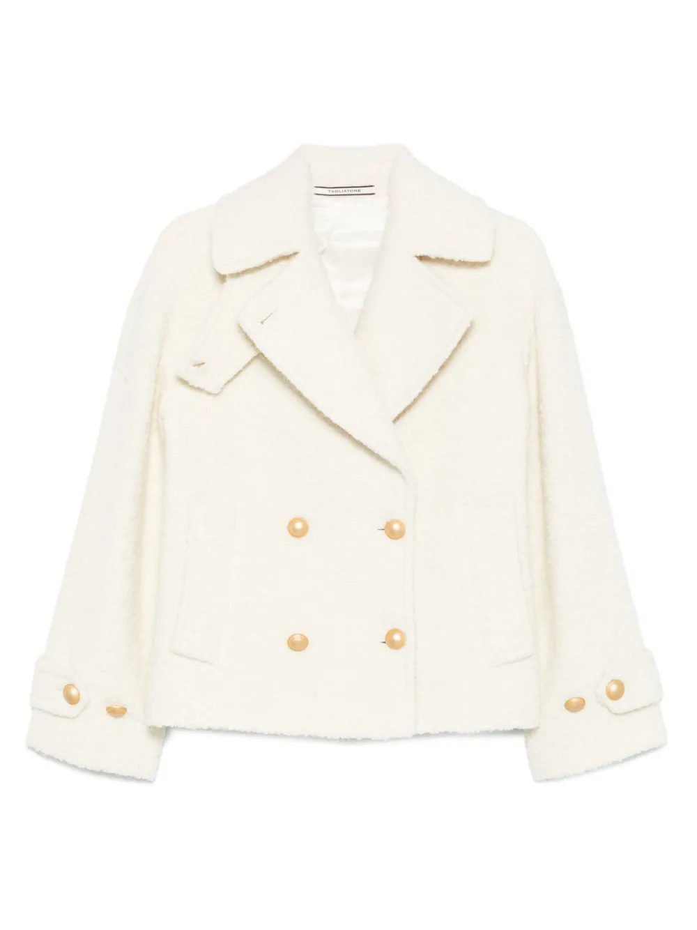 double-breasted buttoned jacket