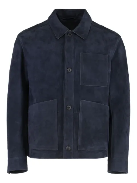 BOSS Markuedo patch-pocket suede jacket