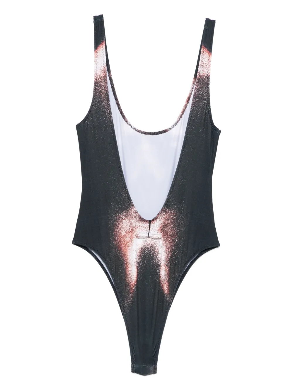 Jean Paul Gaultier Body-print Swimsuit In Multi