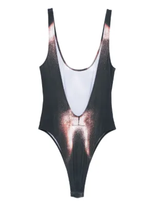 送料関税込★JeanPaulGAULTIER★バラの水着 Jean Paul Gaultierのブルー The Roses スイムウェアがセール中