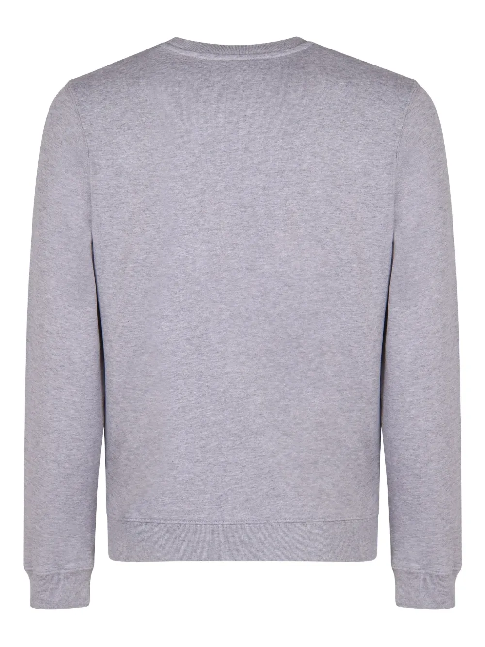 Maison Kitsuné Sweater met geborduurde vos en ronde hals Grijs