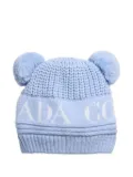 Canada Goose Kids Double Pom knit hat - Blue