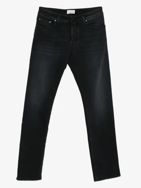 Jacob Cohën wash-effect straight-leg jeans