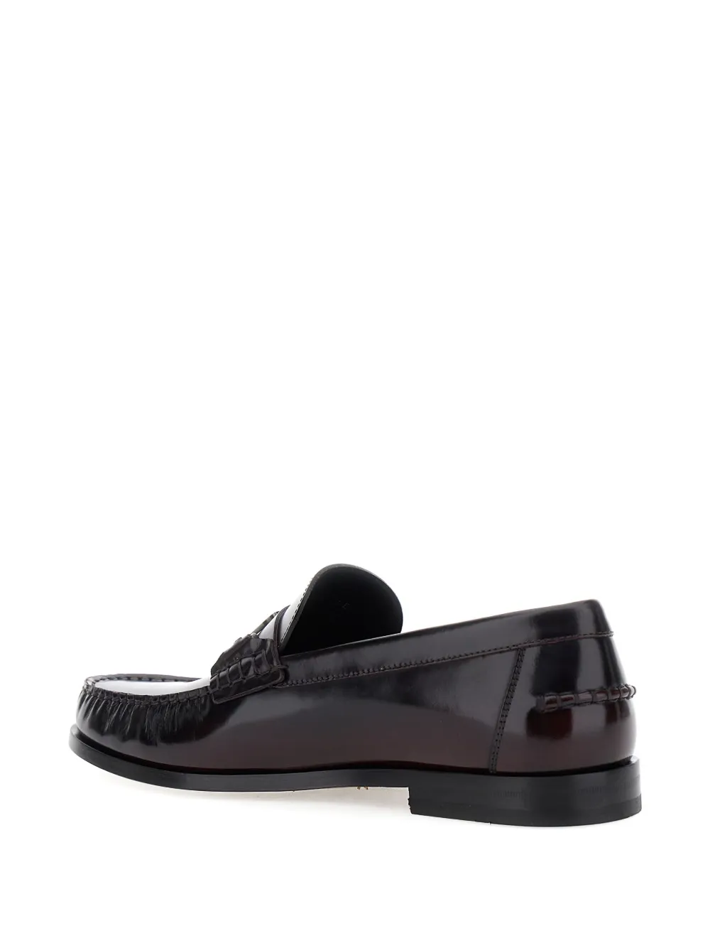 Ferragamo hardware-detail loafers Black