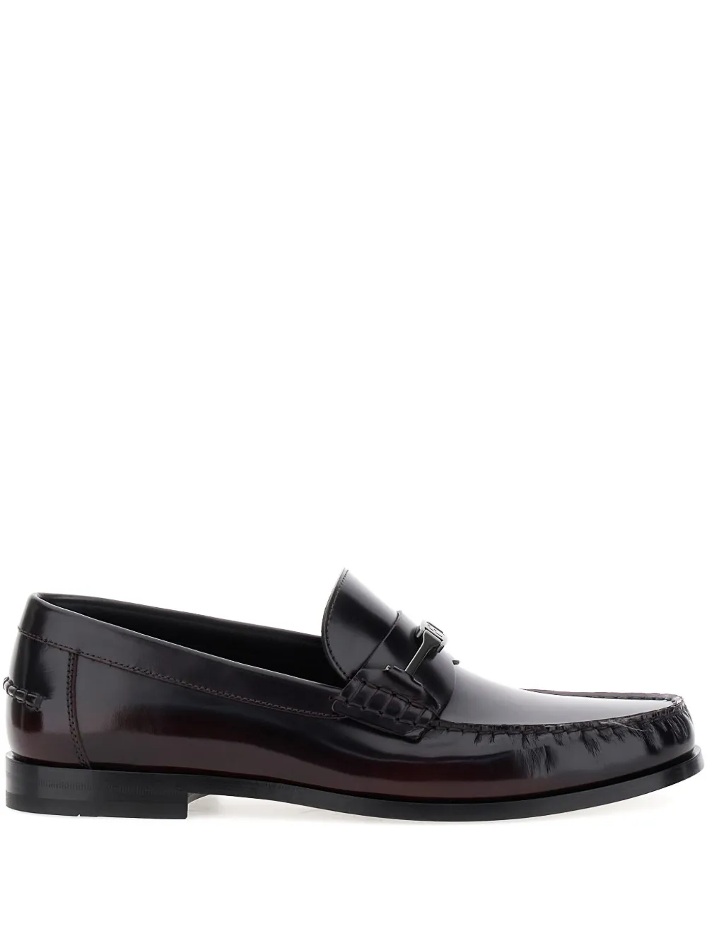Ferragamo hardware-detail loafers Black