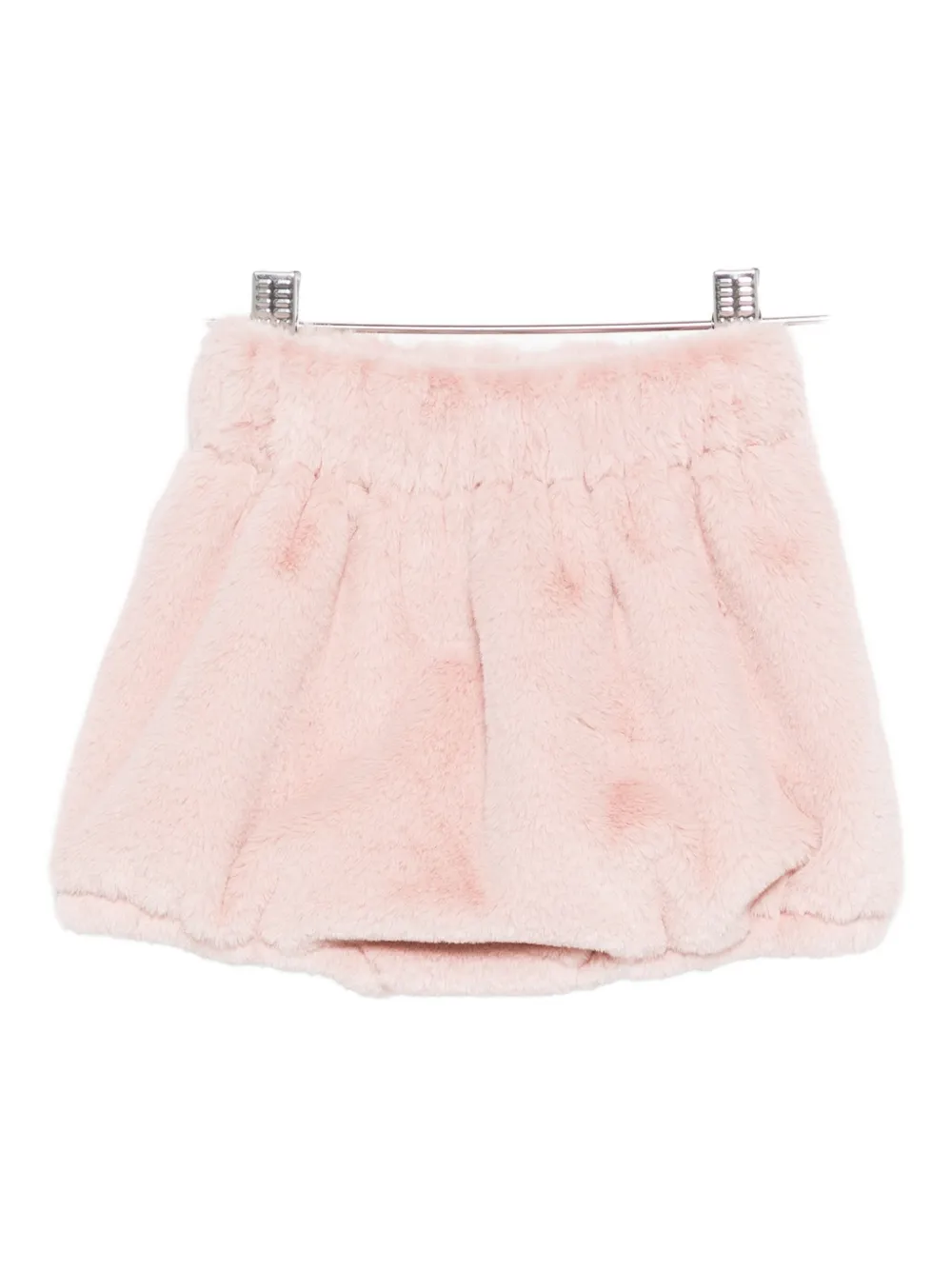 La Stupenderia faux-fur shorts - Roze