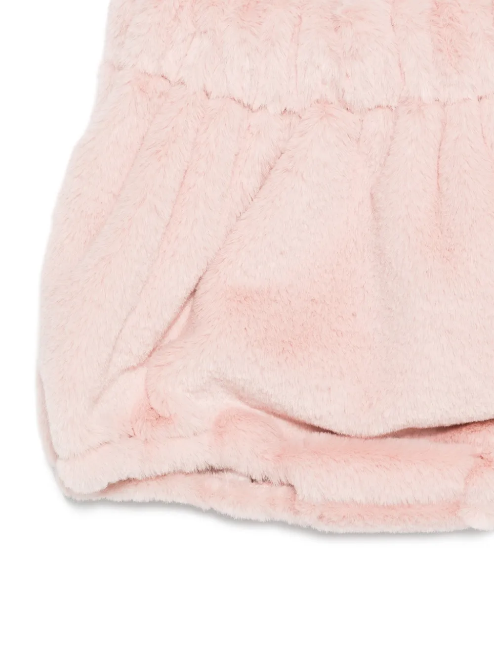 La Stupenderia Shorts van imitatiebont Roze